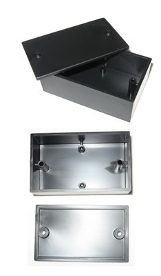 Черна пластмасова кутия N2-1 70x42x26 mm