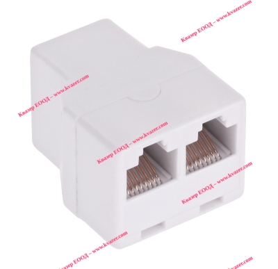 Разклонител женски RJ45 - 2хRJ45