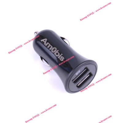 2xUSB Зарядно за Телефон за Кола 12-24V 3.1A Amobis AM-C123