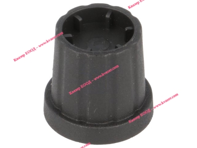 21-6S Копче за потенциометър, миниатюрно, черно, пластмасово, ост ф6mm