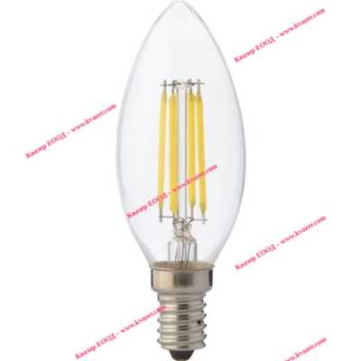 001-013-0004 крушка FILAMENT LED свещ E14 4W 2700K 320Lm 220-240V