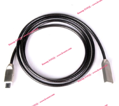 Кабел USB - micro USB 1m изцяло метален