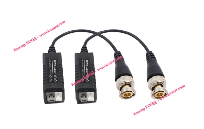 Пасивен видеотрансивър Video balun AHD/CVI/TVI, к-т 2бр.