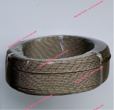 K тип NiCr-Ni 2x0.22 mm2 стъкло изолиран КАБЕЛ удължителен, компенсационен