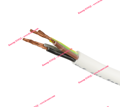 КАБЕЛ ШВПС-В 4Х2.50кв.мм. бял кръгъл / H05VV-F 4x2.5 0.3/0.5 kV