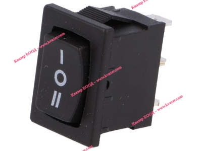 Ключ RSM1232C0BK SP3T (ON)-OFF-(ON) 3A/250VAC
