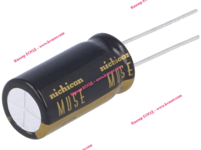 10uF 100V 8x11.5mm 85°C Кондензатор електролитен NICHICON UKZ2A100MPM