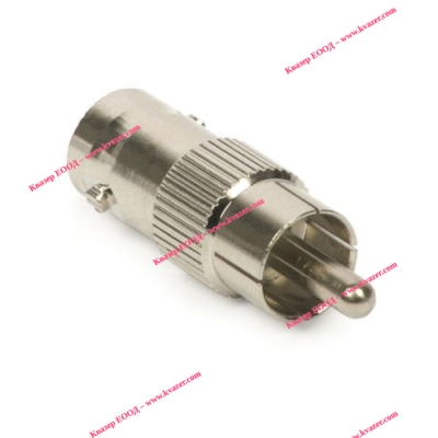 Преходник BNC женска, към RCA мъжка, DeTech