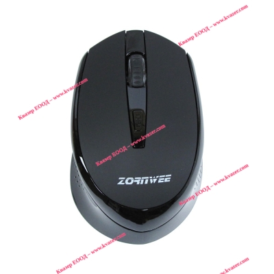 Мишка, ZornWee W220, Безжична, Черна