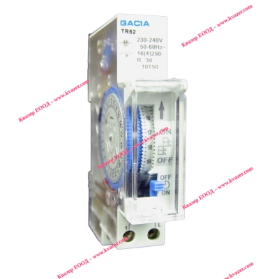 TR62 0-24h 230V таймер на DIN шина