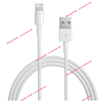 Кабел за данни USB - Lightning, iPhone 5/5s 6,6S / 6plus, 6S plus, 1m