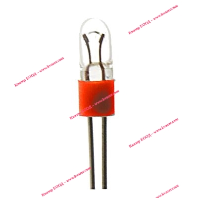 Лампа миниатюрна 1.2V, Стъкл.балон ф3mm