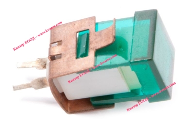 Глим лампа зелена 6V