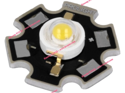 Мощен светодиод PM2B-3LWS-SD 3W 5000-5650K студено бял 218.9-284.5lm 130°
