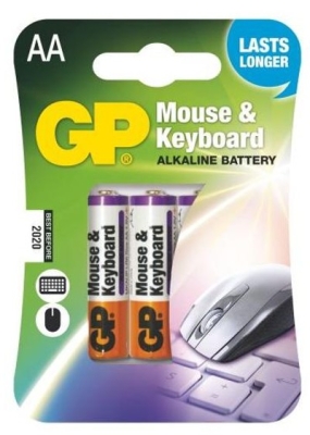 Алкална батерия LR06 AA MK /за мишки и клавиатури/ 4бр. 1.5V GP