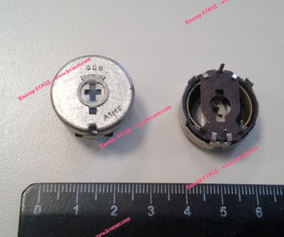 Тример потенциометър 6.8ohm,A1ME 6R8 жичен, хоризонтален монтаж