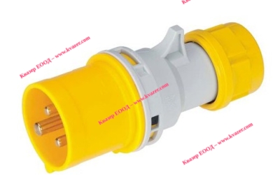 Щепсел за бързо монтиране IP44 110/130V 3P+T 32A-4h