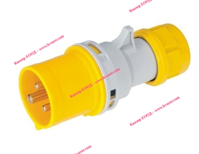 Щепсел за бързо монтиране IP44 110/130V 2P+T 32A-4h