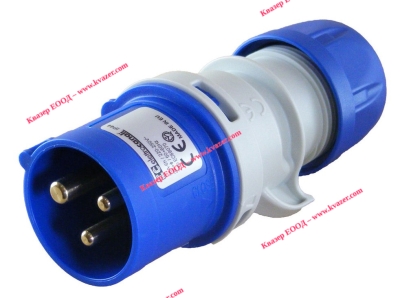 Щепсел за бързо монтиране IP44 220/250V 2P+T 16A
