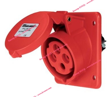 Контакт за панелен монтаж IP44 380/415V 3P+T 32A-6h
