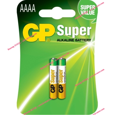 Алкална батерия GP 1.5V AAAA LR61- 2бр