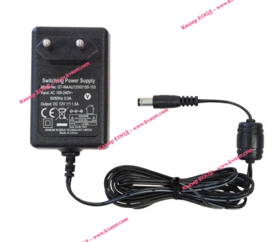 Импулсно захранване GT-WAAU12000150-103 12V/1.5A с букса 2.1x5.5x9mm