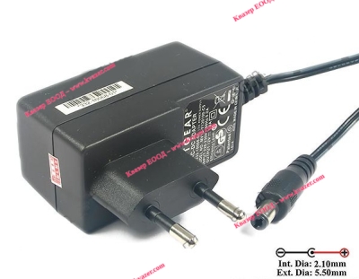 Импулсно захранване ADS18B-B 120100  12V/1A с букса 2.1x5.5x9mm