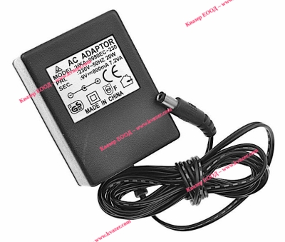ЗАХРАНВАЩ АДАПТЕР HKA-0980EC 9V/0.8A с букса 2.1x5.5x9m