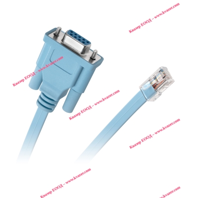Кабел-конвертор D-Sub 9pin (RS232) към 8P8C (RJ45) , 1.8 метра