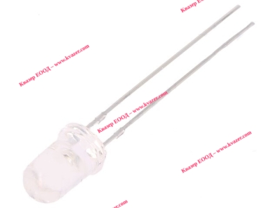 Светодиод OSV5DL5111A 5mm, ултравиолетов, 400-410nm, 15° 20mA 12-14mW