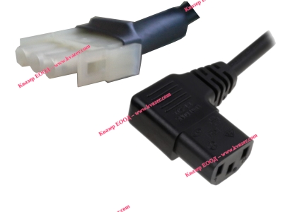 Захранващ кабел 1.4м. 3Х0.75кв.мм. IEC C13 - 3pin Molex