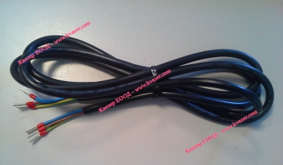 Захранващ кабел H05VV-F 3G 1.8м. 3Х0.75кв.мм. с накрайник втулка 3pin