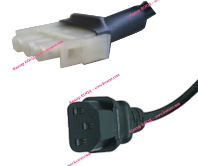 Захранващ кабел 1.4м. 3Х0.75кв.мм. IEC C13 женски прав - 3pin Molex
