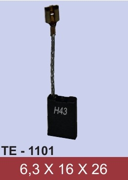 Четка за двигател TE1101 к-т 2бр.