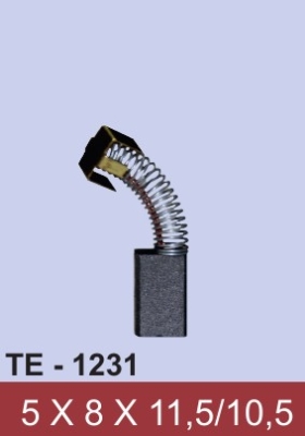 Четка за двигател TE1231 к-т 2бр.