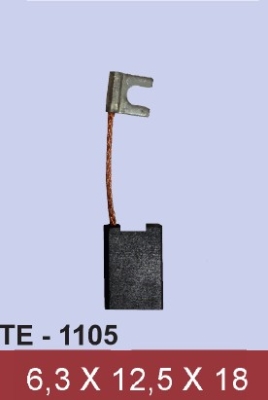 Четка за двигател TE1105 к-т 2бр.