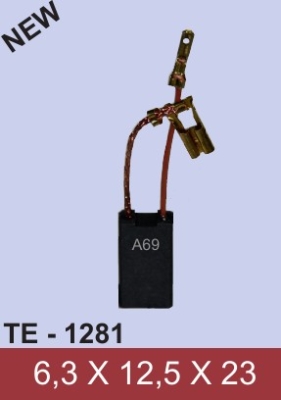 Четка за двигател TE1281 к-т 2бр