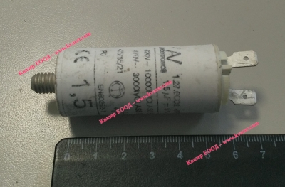 3D 1.5uF 470V работен кондензатор тип MKP с изводни пера