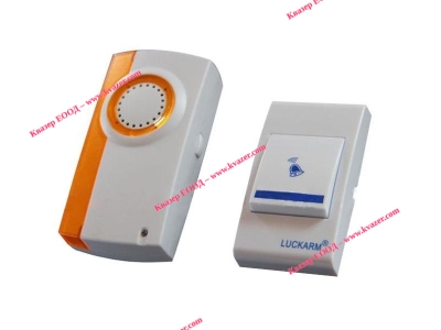 Звънец безжичен 220V LUCKARM, 1 бутон -1 приемник