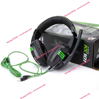 Усилени стерео Gaming слушалки KX-101
