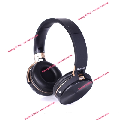 Безжични слушалки 950BT, Bluetooth, FM радио, MP3 плеър,TF card, AUX, вграден микрофон, Черни