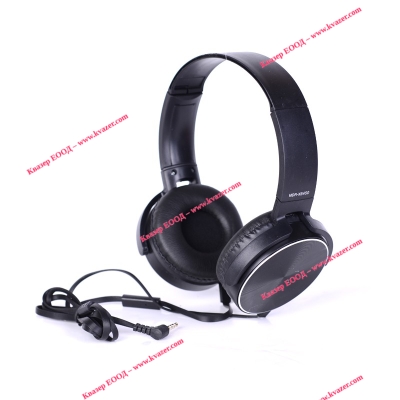 Слушалки MDR-XB450+mic Black, Handsfree, черни ф30мм