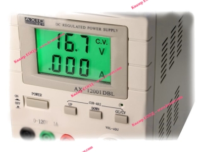 ТЕС, ЕДНОПОЛЯРНА (0-120V/0-1A) С LCD AXIOMET