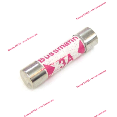 Предпазител керамичен английски 25.4x6.3mm 3A Bussmann BS1362