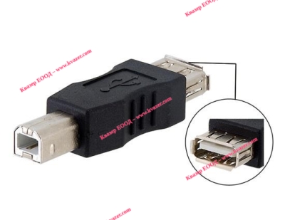 Преходник USB B (мъжко) към USB A (женско)