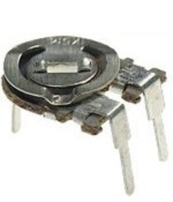 Тример потенциометър 470 ohm/0.25W хоризонтален монтаж