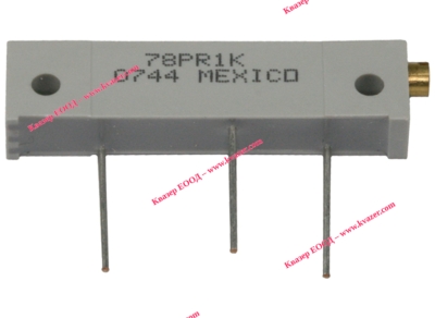 Многооборотен тример потенциометър 78PR200 200 ohm 1W 10%