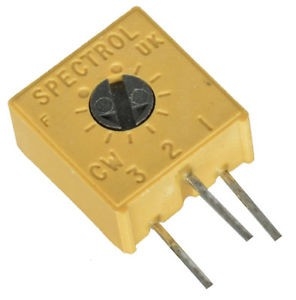 Тример потенциометър 200 ohm/0.5W 63X-201 вертикален монтаж
