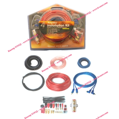 Комплект кабели за монтаж на автомобилен усилвател WIREMAN CAR SET 4