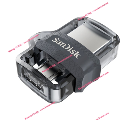 USB Флаш SanDisk Ultra Dual Drive m3.0, 16GB, OTG
